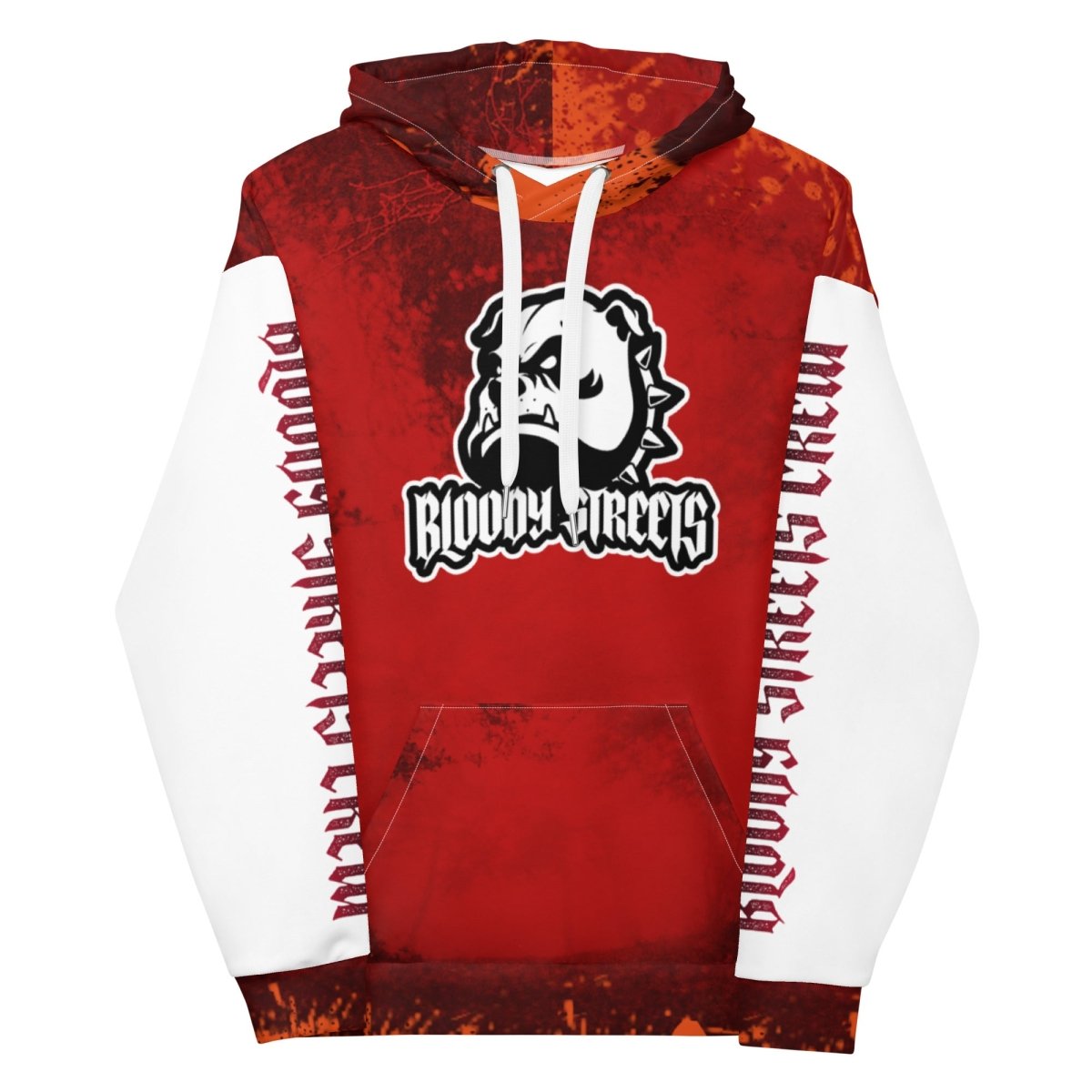 Streetwear Hoodie BLOOD - LINE V2 - BLOODY - STREETS.DE Streetwear Herren und Damen Hoodies, T - Shirts, Pullis