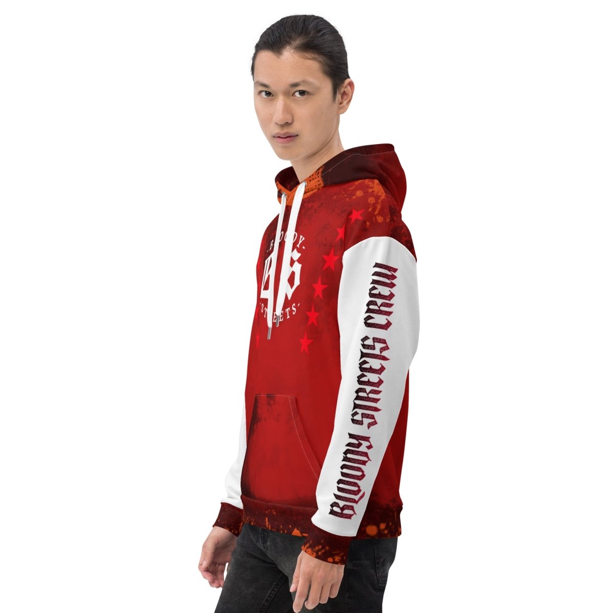 Streetwear Hoodie BLOOD - LINE V3 - BLOODY - STREETS.DE Streetwear Herren und Damen Hoodies, T - Shirts, Pullis