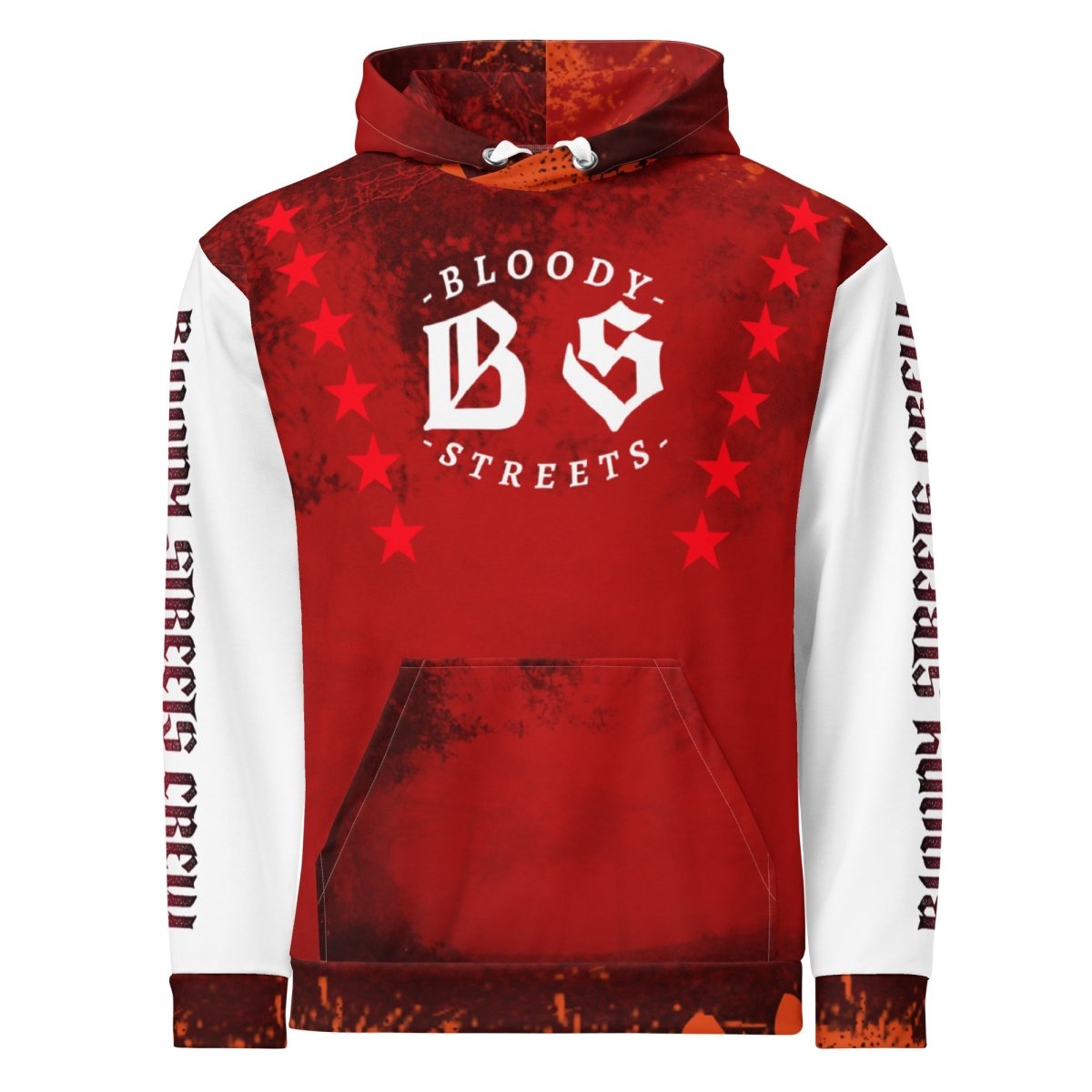 Streetwear Hoodie BLOOD - LINE V3 - BLOODY - STREETS.DE Streetwear Herren und Damen Hoodies, T - Shirts, Pullis