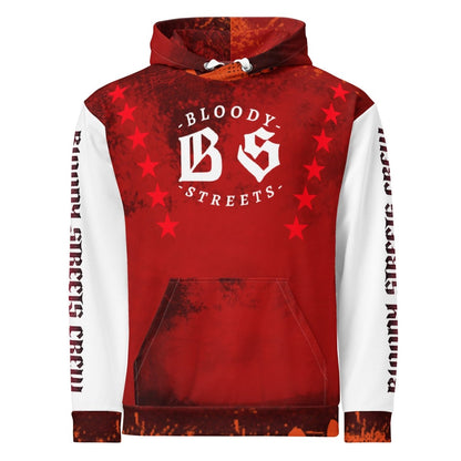 Streetwear Hoodie BLOOD - LINE V3 - BLOODY - STREETS.DE Streetwear Herren und Damen Hoodies, T - Shirts, Pullis