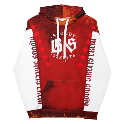 Streetwear Hoodie BLOOD - LINE V3 - BLOODY - STREETS.DE Streetwear Herren und Damen Hoodies, T - Shirts, Pullis