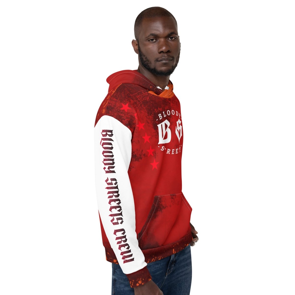 Streetwear Hoodie BLOOD - LINE V3 - BLOODY - STREETS.DE Streetwear Herren und Damen Hoodies, T - Shirts, Pullis