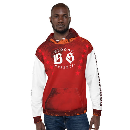 Streetwear Hoodie BLOOD - LINE V3 - BLOODY - STREETS.DE Streetwear Herren und Damen Hoodies, T - Shirts, Pullis