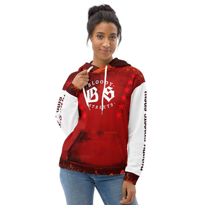 Streetwear Hoodie BLOOD - LINE V3 - BLOODY - STREETS.DE Streetwear Herren und Damen Hoodies, T - Shirts, Pullis