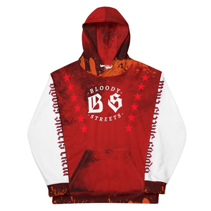 Streetwear Hoodie BLOOD - LINE V3 - BLOODY - STREETS.DE Streetwear Herren und Damen Hoodies, T - Shirts, Pullis