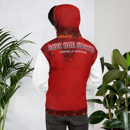 Streetwear Hoodie BLOOD - LINE V3 - BLOODY - STREETS.DE Streetwear Herren und Damen Hoodies, T - Shirts, Pullis