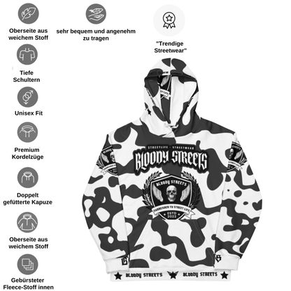 Streetwear Hoodie Bloody Streets NBG - Street Loyalty - BLOODY - STREETS.DE Streetwear Herren und Damen Hoodies, T-Shirts, Pullis