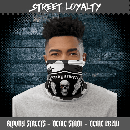 Streetwear Maske Bloody Streets NBG - Street Loyalty - BLOODY - STREETS.DE Streetwear Herren und Damen Hoodies, T-Shirts, Pullis