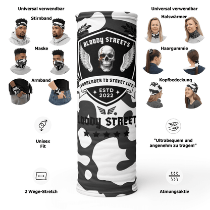 Streetwear Maske Bloody Streets NBG - Street Loyalty - BLOODY - STREETS.DE Streetwear Herren und Damen Hoodies, T-Shirts, Pullis