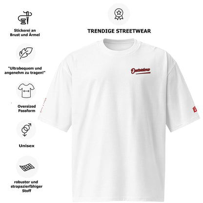 Streetwear Oversized heavyweight T-Shirt - BS OUTSIDERS - BLOODY - STREETS.DE Streetwear Herren und Damen Hoodies, T-Shirts, Pullis