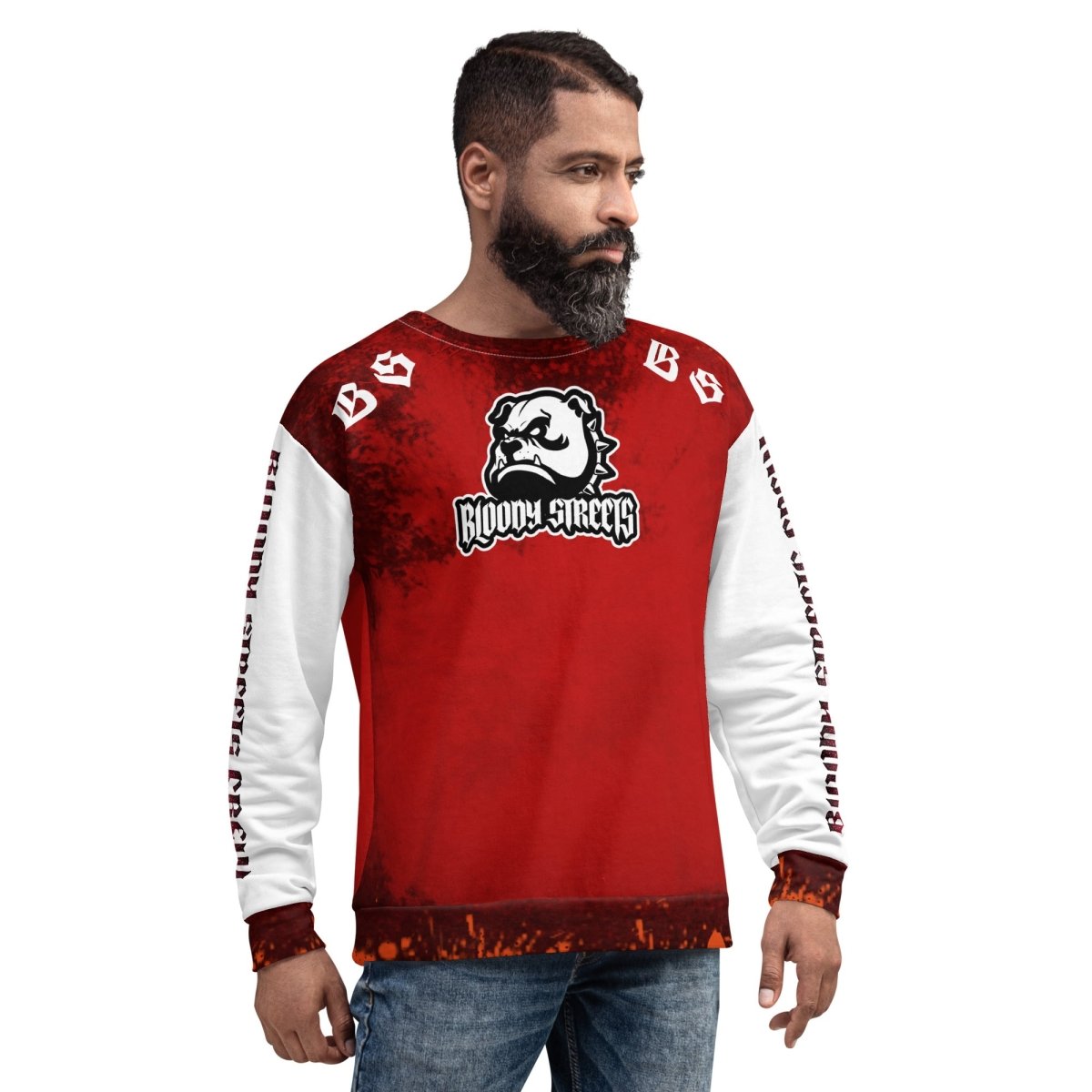 Streetwear Pullover BLOOD - LINE V1 - BLOODY - STREETS.DE Streetwear Herren und Damen Hoodies, T - Shirts, Pullis