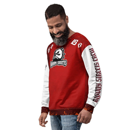 Streetwear Pullover BLOOD - LINE V1 - BLOODY - STREETS.DE Streetwear Herren und Damen Hoodies, T - Shirts, Pullis