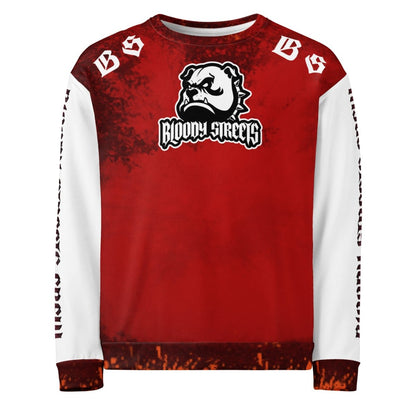 Streetwear Pullover BLOOD - LINE V1 - BLOODY - STREETS.DE Streetwear Herren und Damen Hoodies, T - Shirts, Pullis