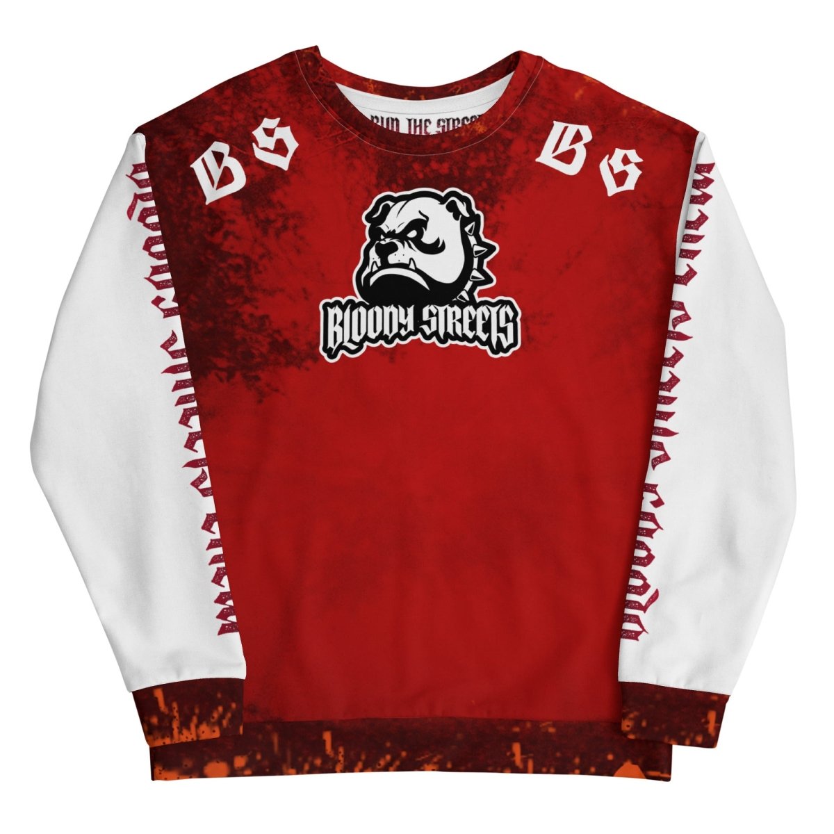 Streetwear Pullover BLOOD - LINE V1 - BLOODY - STREETS.DE Streetwear Herren und Damen Hoodies, T - Shirts, Pullis