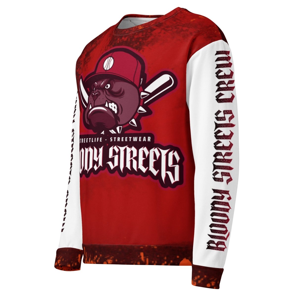 Streetwear Pullover BLOOD - LINE V2 - BLOODY - STREETS.DE Streetwear Herren und Damen Hoodies, T - Shirts, Pullis