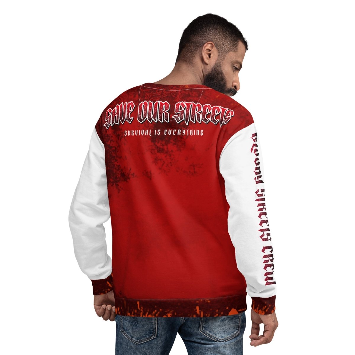 Streetwear Pullover BLOOD - LINE V2 - BLOODY - STREETS.DE Streetwear Herren und Damen Hoodies, T - Shirts, Pullis