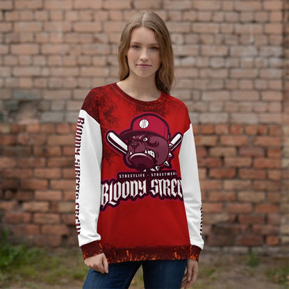 Streetwear Pullover BLOOD - LINE V2 - BLOODY - STREETS.DE Streetwear Herren und Damen Hoodies, T - Shirts, Pullis