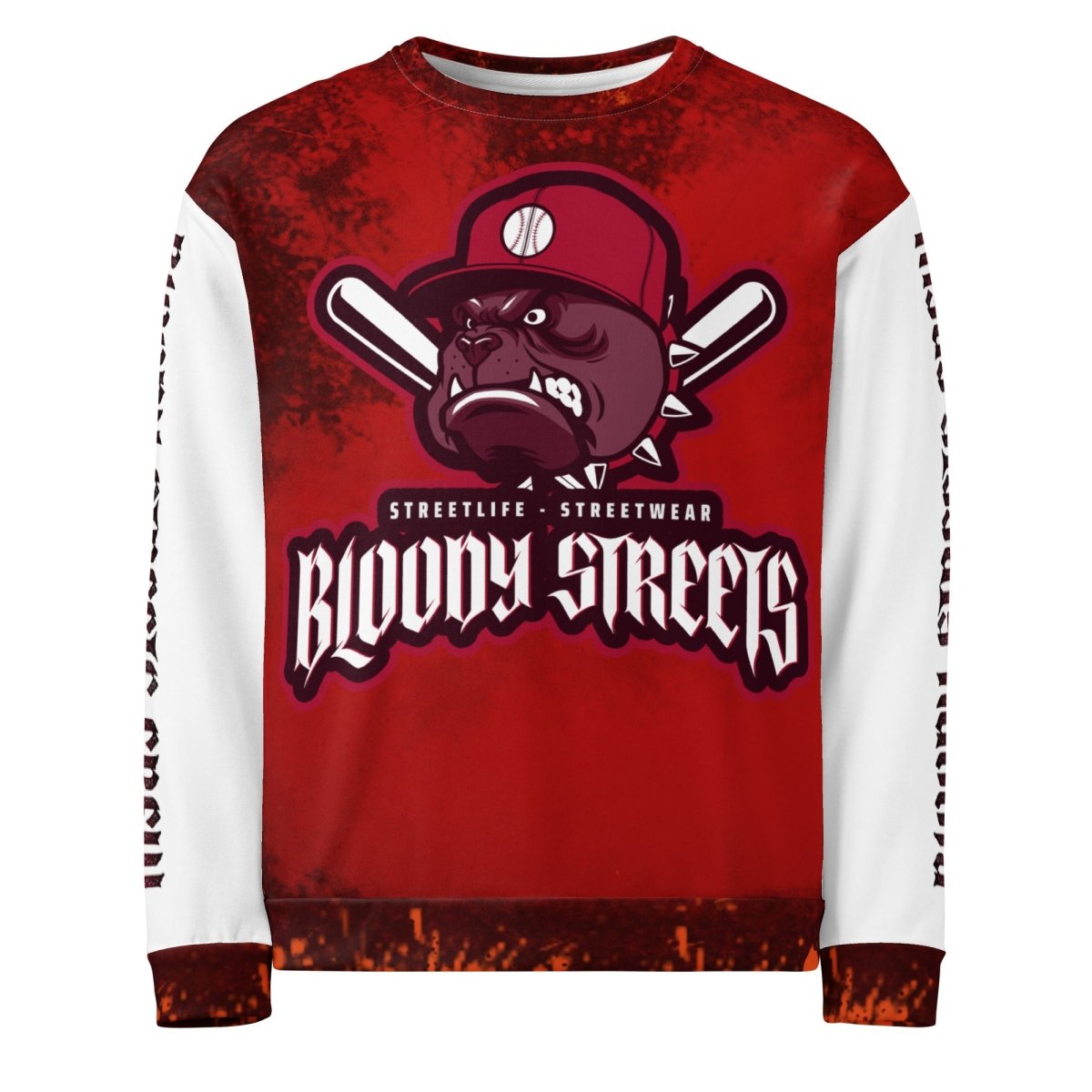 Streetwear Pullover BLOOD - LINE V2 - BLOODY - STREETS.DE Streetwear Herren und Damen Hoodies, T - Shirts, Pullis