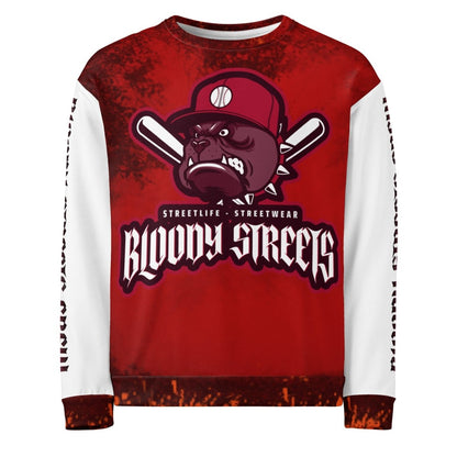 Streetwear Pullover BLOOD - LINE V2 - BLOODY - STREETS.DE Streetwear Herren und Damen Hoodies, T - Shirts, Pullis