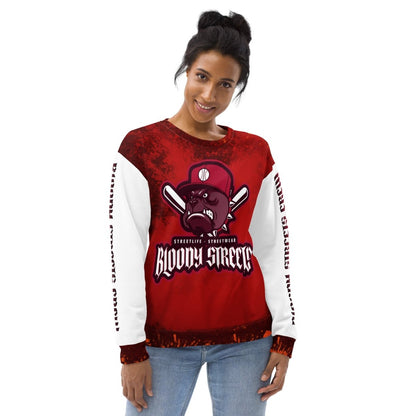 Streetwear Pullover BLOOD - LINE V2 - BLOODY - STREETS.DE Streetwear Herren und Damen Hoodies, T - Shirts, Pullis