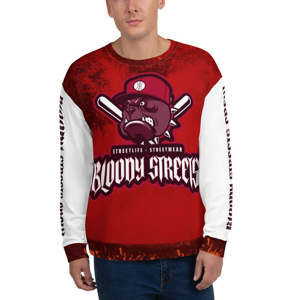 Streetwear Pullover BLOOD - LINE V2 - BLOODY - STREETS.DE Streetwear Herren und Damen Hoodies, T - Shirts, Pullis