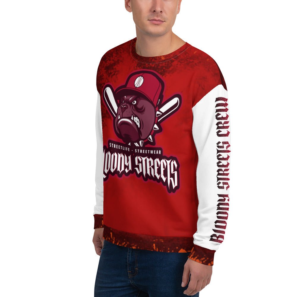 Streetwear Pullover BLOOD - LINE V2 - BLOODY - STREETS.DE Streetwear Herren und Damen Hoodies, T - Shirts, Pullis