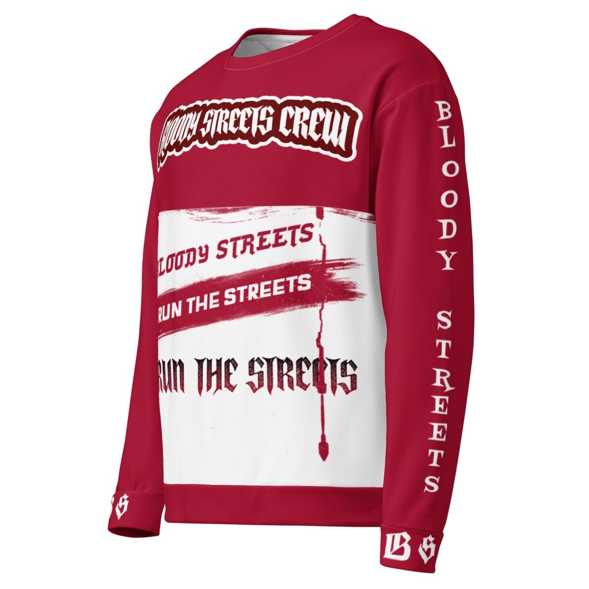 Streetwear Pullover - We Run The Streets: Das lässige Unisex Addribut für jeden Look - BLOODY - STREETS.DE Streetwear Herren und Damen Hoodies, T-Shirts, Pullis