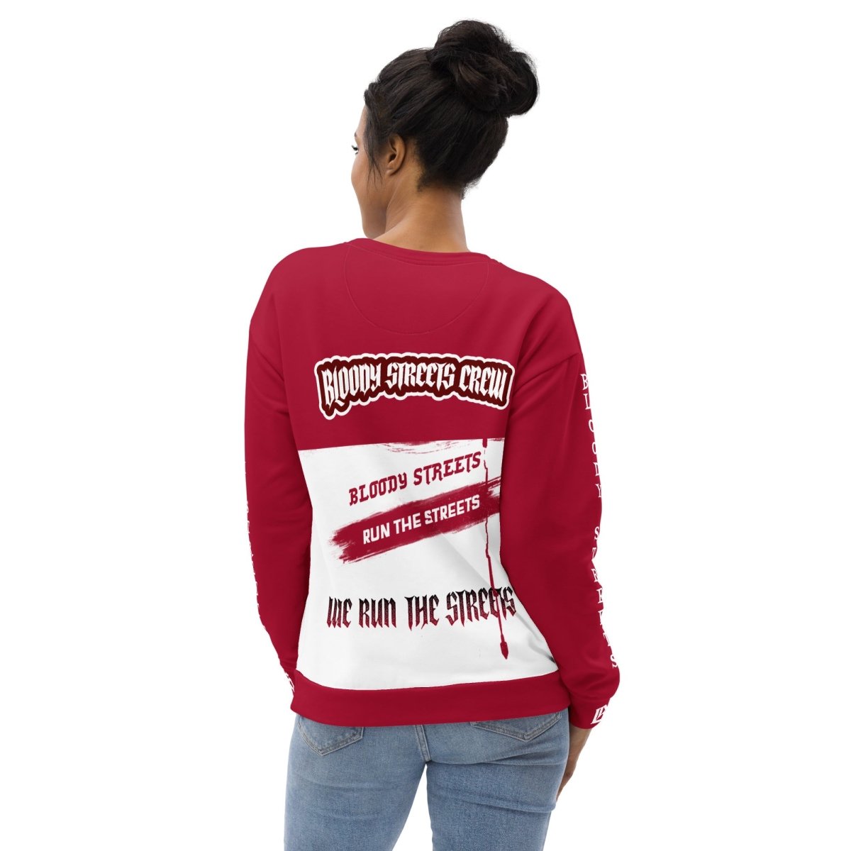 Streetwear Pullover - We Run The Streets: Das lässige Unisex Addribut für jeden Look - BLOODY - STREETS.DE Streetwear Herren und Damen Hoodies, T-Shirts, Pullis