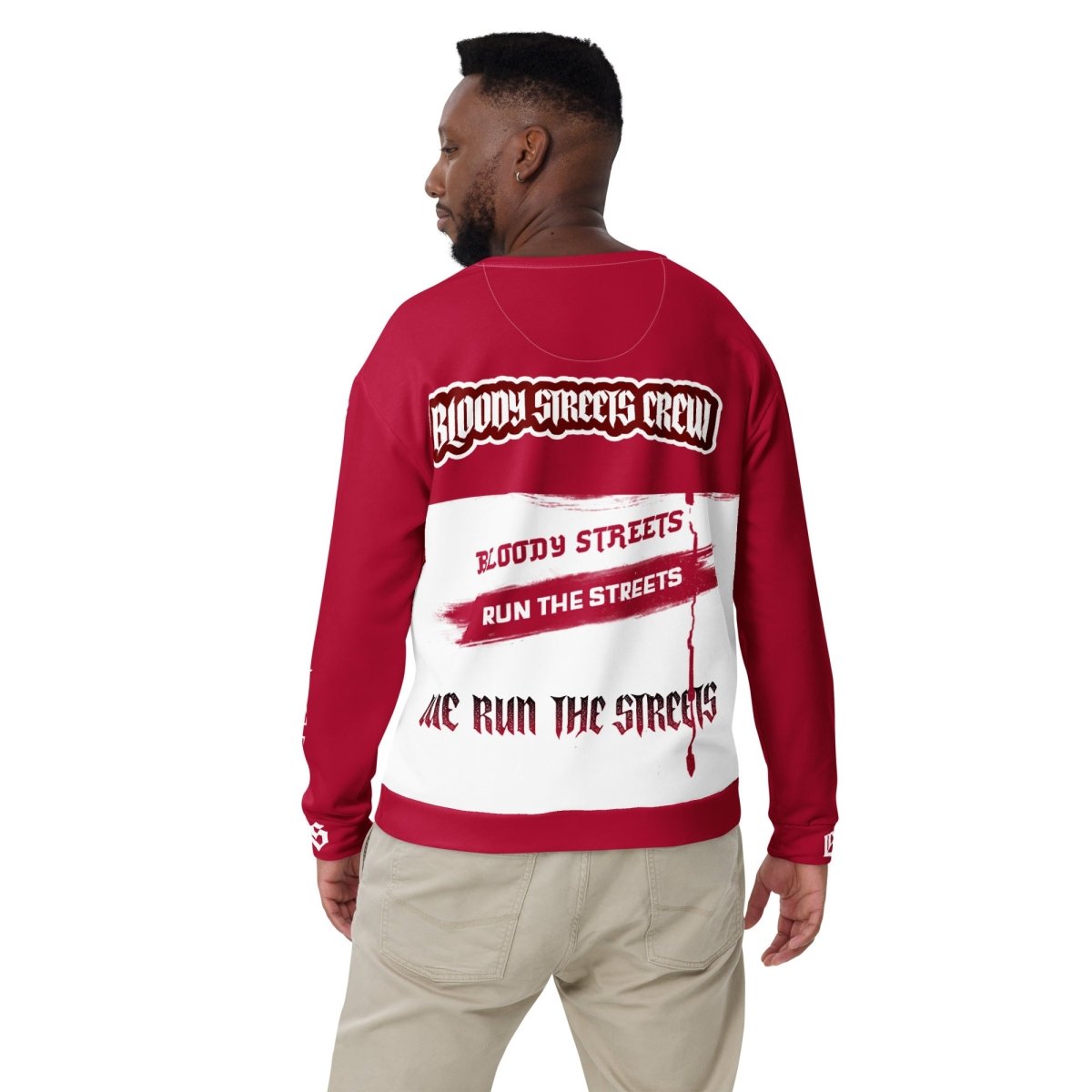 Streetwear Pullover - We Run The Streets: Das lässige Unisex Addribut für jeden Look - BLOODY - STREETS.DE Streetwear Herren und Damen Hoodies, T-Shirts, Pullis