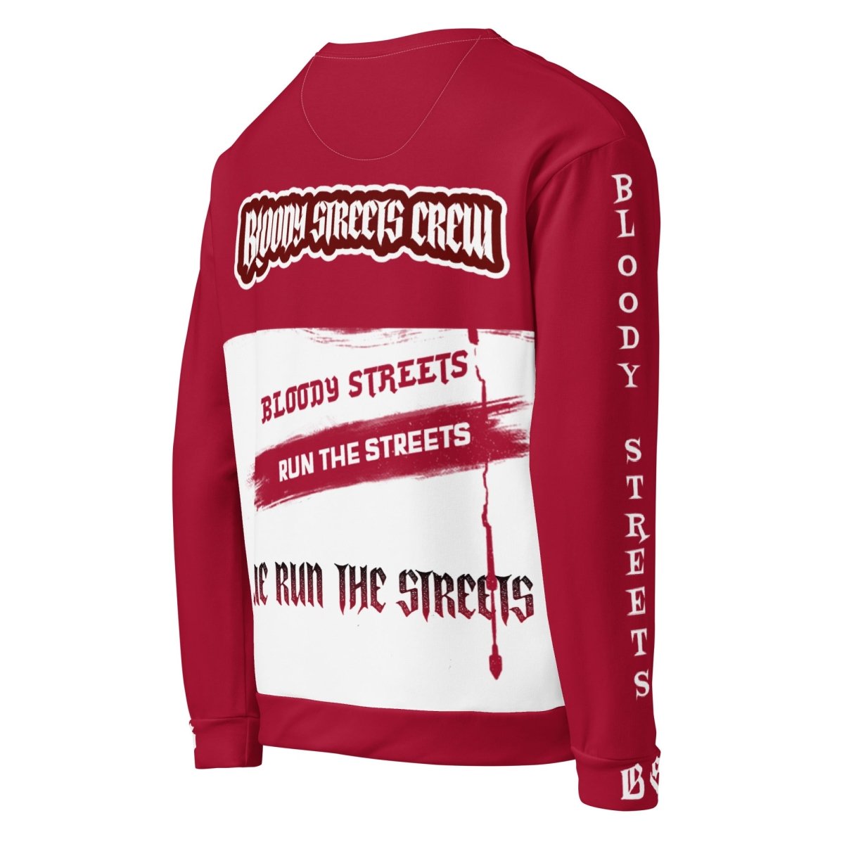 Streetwear Pullover - We Run The Streets: Das lässige Unisex Addribut für jeden Look - BLOODY - STREETS.DE Streetwear Herren und Damen Hoodies, T-Shirts, Pullis