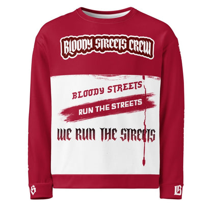 Streetwear Pullover - We Run The Streets: Das lässige Unisex Addribut für jeden Look - BLOODY - STREETS.DE Streetwear Herren und Damen Hoodies, T-Shirts, Pullis