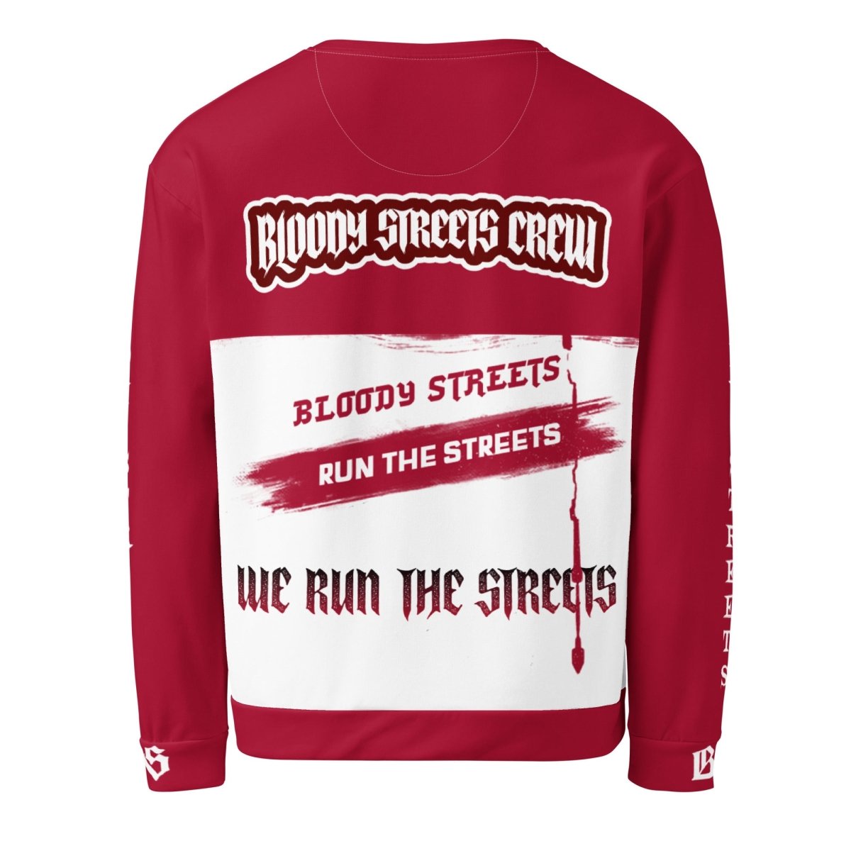 Streetwear Pullover - We Run The Streets: Das lässige Unisex Addribut für jeden Look - BLOODY - STREETS.DE Streetwear Herren und Damen Hoodies, T-Shirts, Pullis