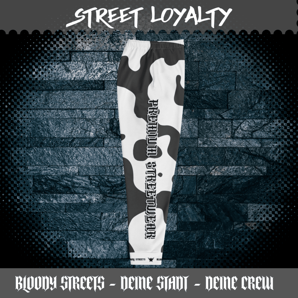 Streetwear Streetwear Männer Joggers Bloody Streets NBG - Street Loyalty - BLOODY - STREETS.DE Streetwear Herren und Damen Hoodies, T-Shirts, Pullis