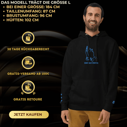 Streetwear Unisex Hoodie - S.O.S. SAVE OUR STREETS V2 - BLOODY - STREETS.DE Streetwear Herren und Damen Hoodies, T-Shirts, Pullis
