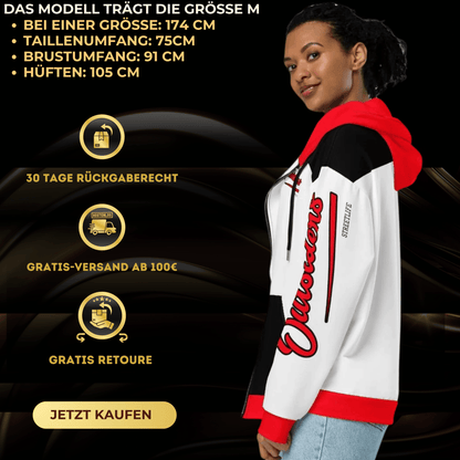 Streetwear Zip Hoodie BS OUTSIDERS Unisex - BLOODY - STREETS.DE Streetwear Herren und Damen Hoodies, T-Shirts, Pullis