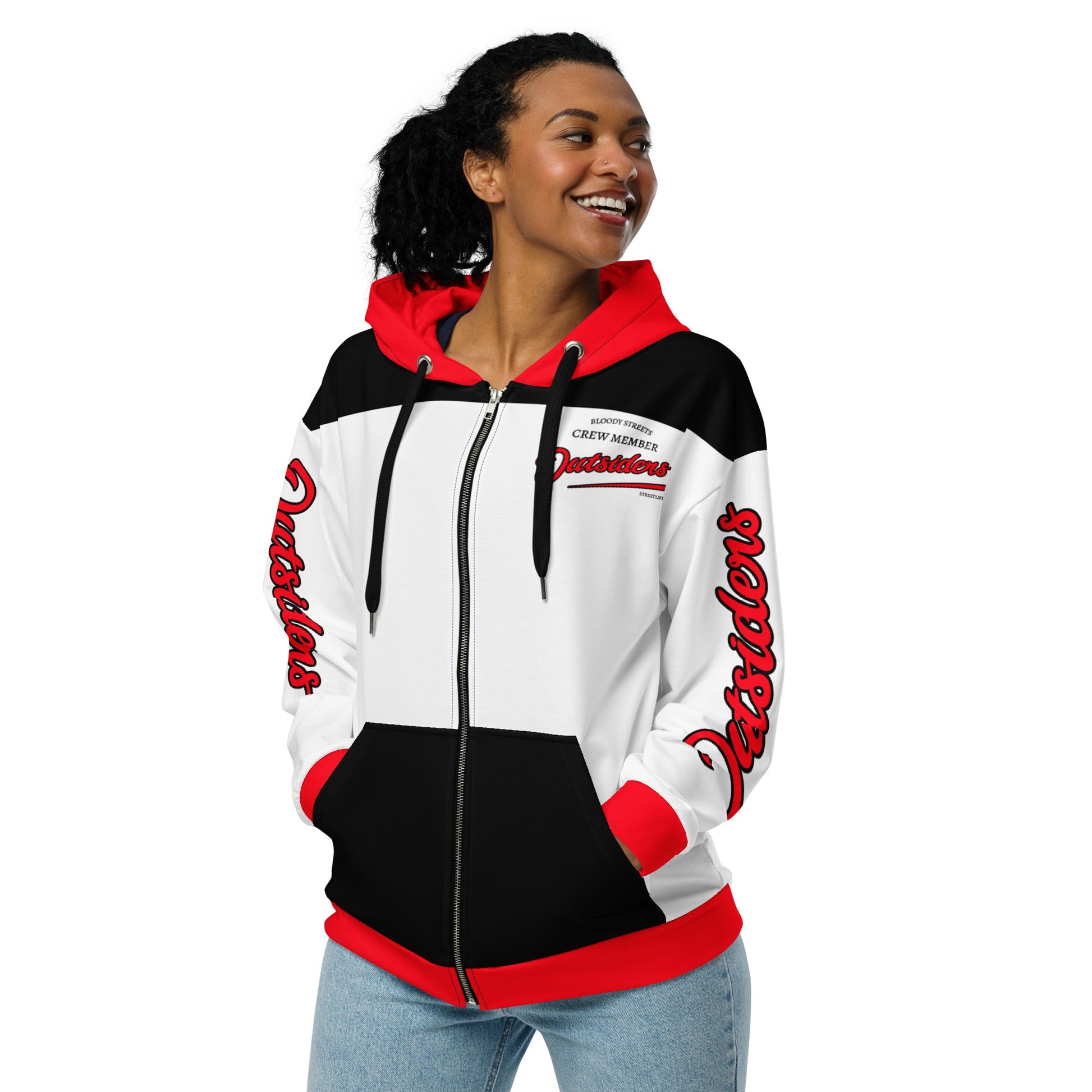 Streetwear Zip Hoodie BS OUTSIDERS Unisex - BLOODY-STREETS.DE Streetwear Herren und Damen Hoodies, T-Shirts, Pullis