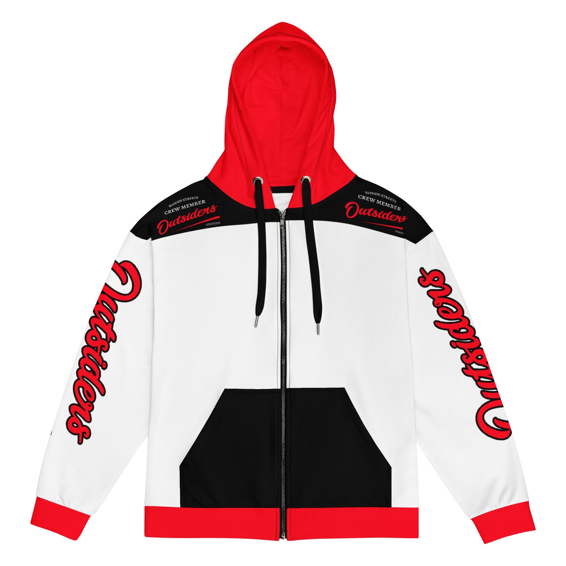 Streetwear Zip Hoodie BS OUTSIDERS V2 - BLOODY-STREETS.DE Streetwear Herren und Damen Hoodies, T-Shirts, Pullis