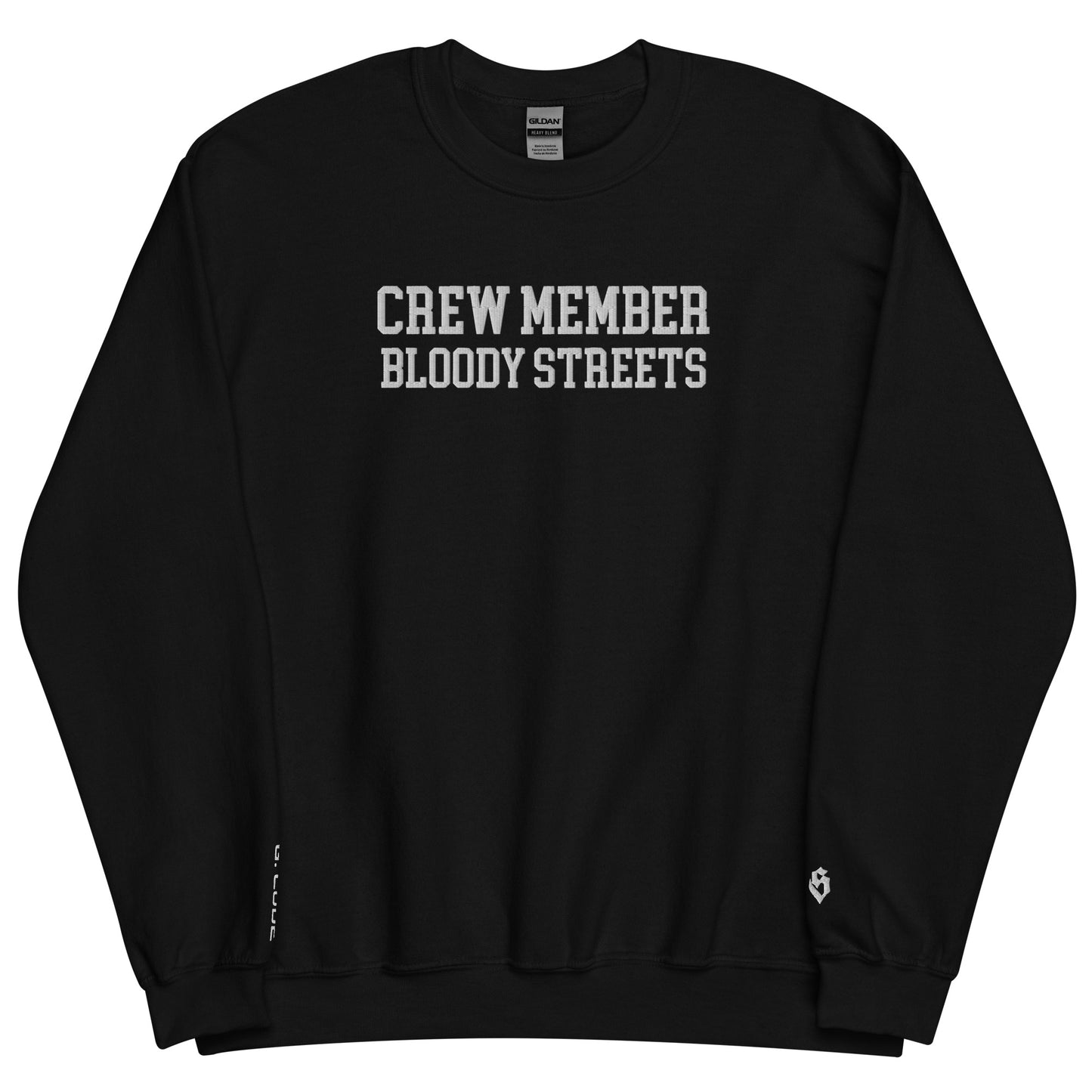 CLEAN Crew Member Stickerei Streetwear Pullover - BLOODY-STREETS.DE Streetwear Herren und Damen Hoodies, T-Shirts, Pullis