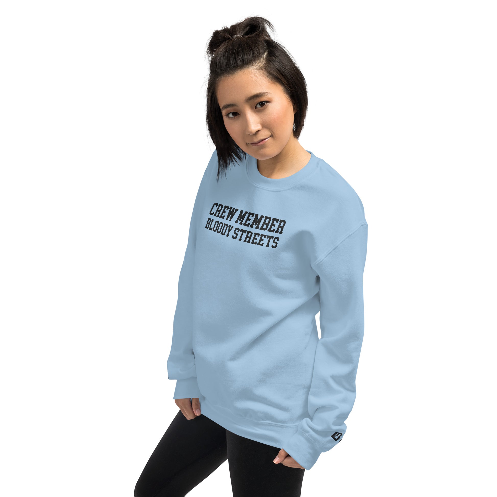 CLEAN Crew Member Stickerei Streetwear Pullover - BLOODY-STREETS.DE Streetwear Herren und Damen Hoodies, T-Shirts, Pullis