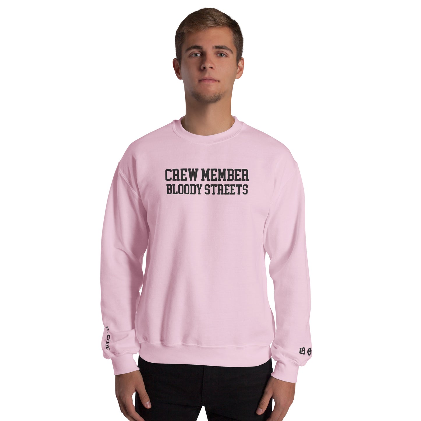 CLEAN Crew Member Stickerei Streetwear Pullover - BLOODY-STREETS.DE Streetwear Herren und Damen Hoodies, T-Shirts, Pullis