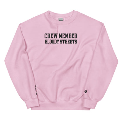 CLEAN Crew Member Stickerei Streetwear Pullover - BLOODY-STREETS.DE Streetwear Herren und Damen Hoodies, T-Shirts, Pullis