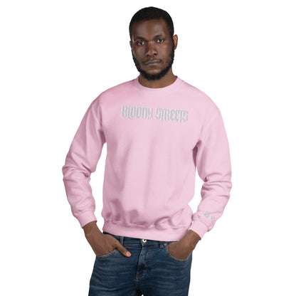 Bloody Streets Clean Version Stickerei Unisex- Streetwear Pullover