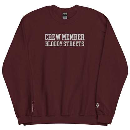 CLEAN Crew Member Stickerei Streetwear Pullover - BLOODY-STREETS.DE Streetwear Herren und Damen Hoodies, T-Shirts, Pullis