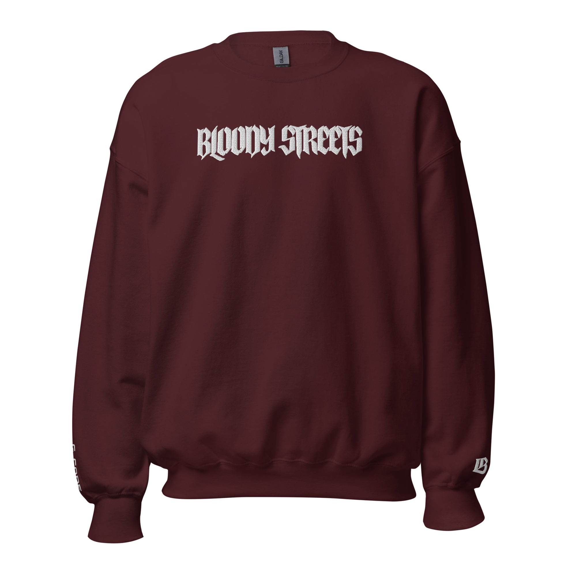 Bloody Streets Clean Version Stickerei Unisex- Streetwear Pullover - BLOODY-STREETS.DE Streetwear Herren und Damen Hoodies, T-Shirts, Pullis