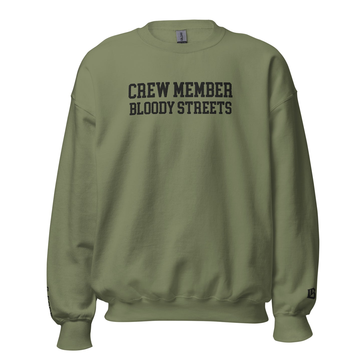 CLEAN Crew Member Stickerei Streetwear Pullover