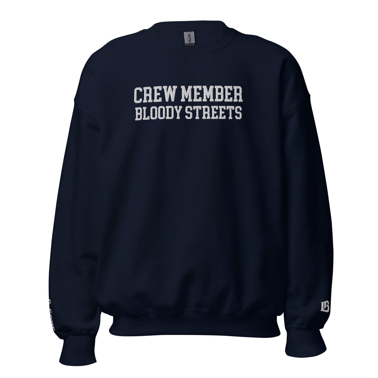 CLEAN Crew Member Stickerei Streetwear Pullover - BLOODY-STREETS.DE Streetwear Herren und Damen Hoodies, T-Shirts, Pullis