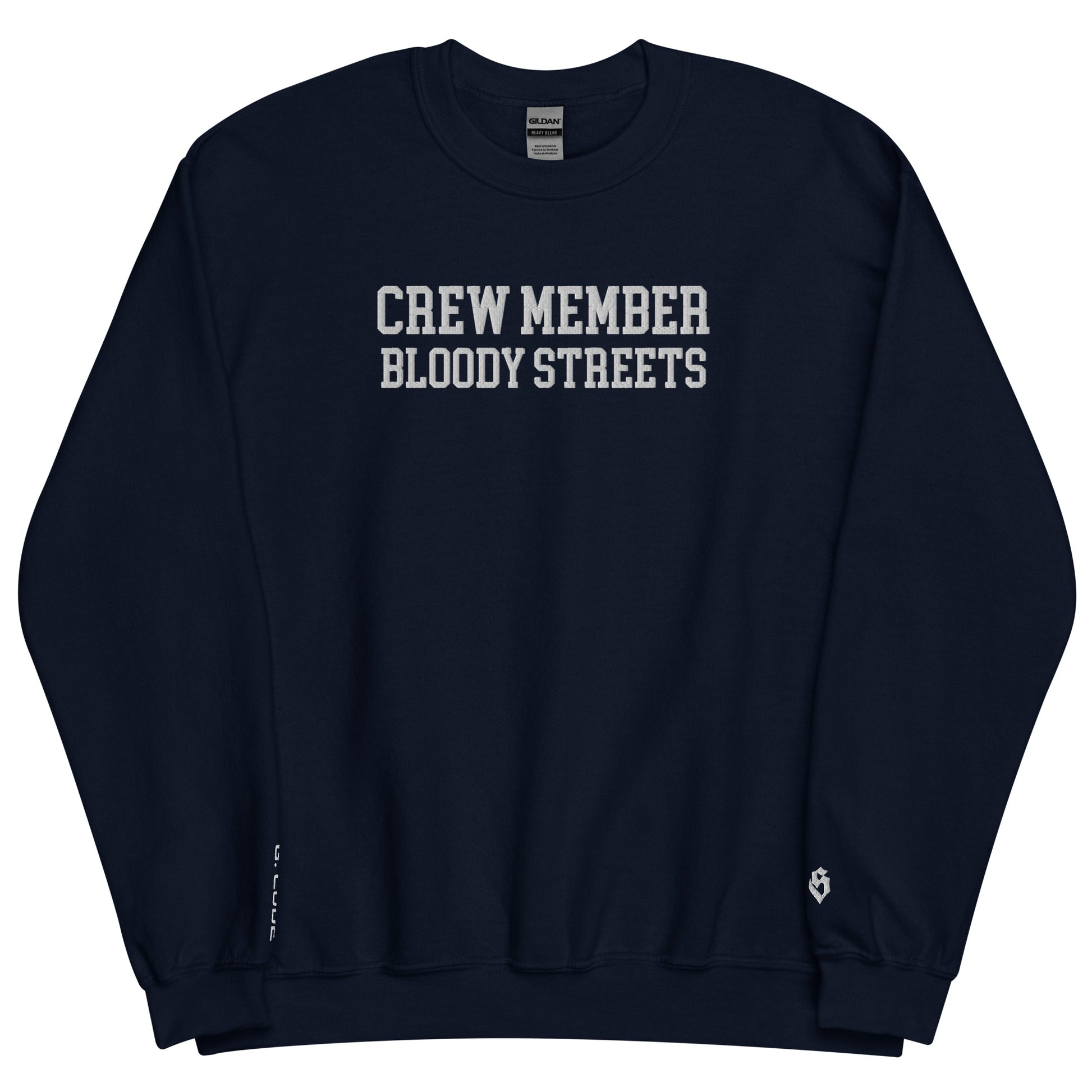 CLEAN Crew Member Stickerei Streetwear Pullover - BLOODY-STREETS.DE Streetwear Herren und Damen Hoodies, T-Shirts, Pullis