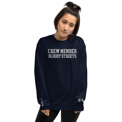 CLEAN Crew Member Stickerei Streetwear Pullover - BLOODY-STREETS.DE Streetwear Herren und Damen Hoodies, T-Shirts, Pullis