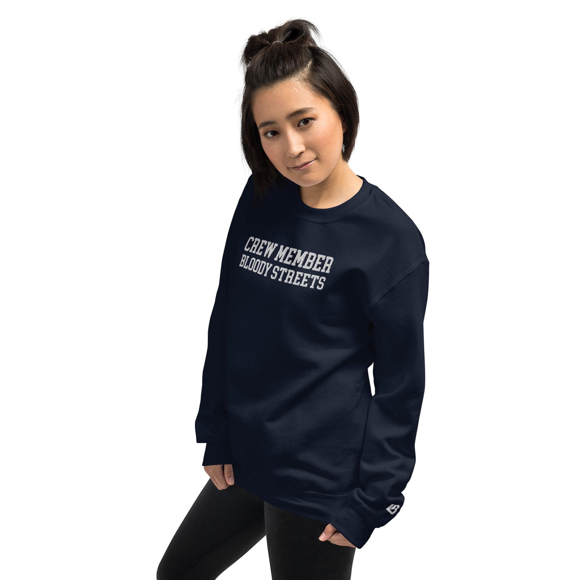 CLEAN Crew Member Stickerei Streetwear Pullover - BLOODY-STREETS.DE Streetwear Herren und Damen Hoodies, T-Shirts, Pullis