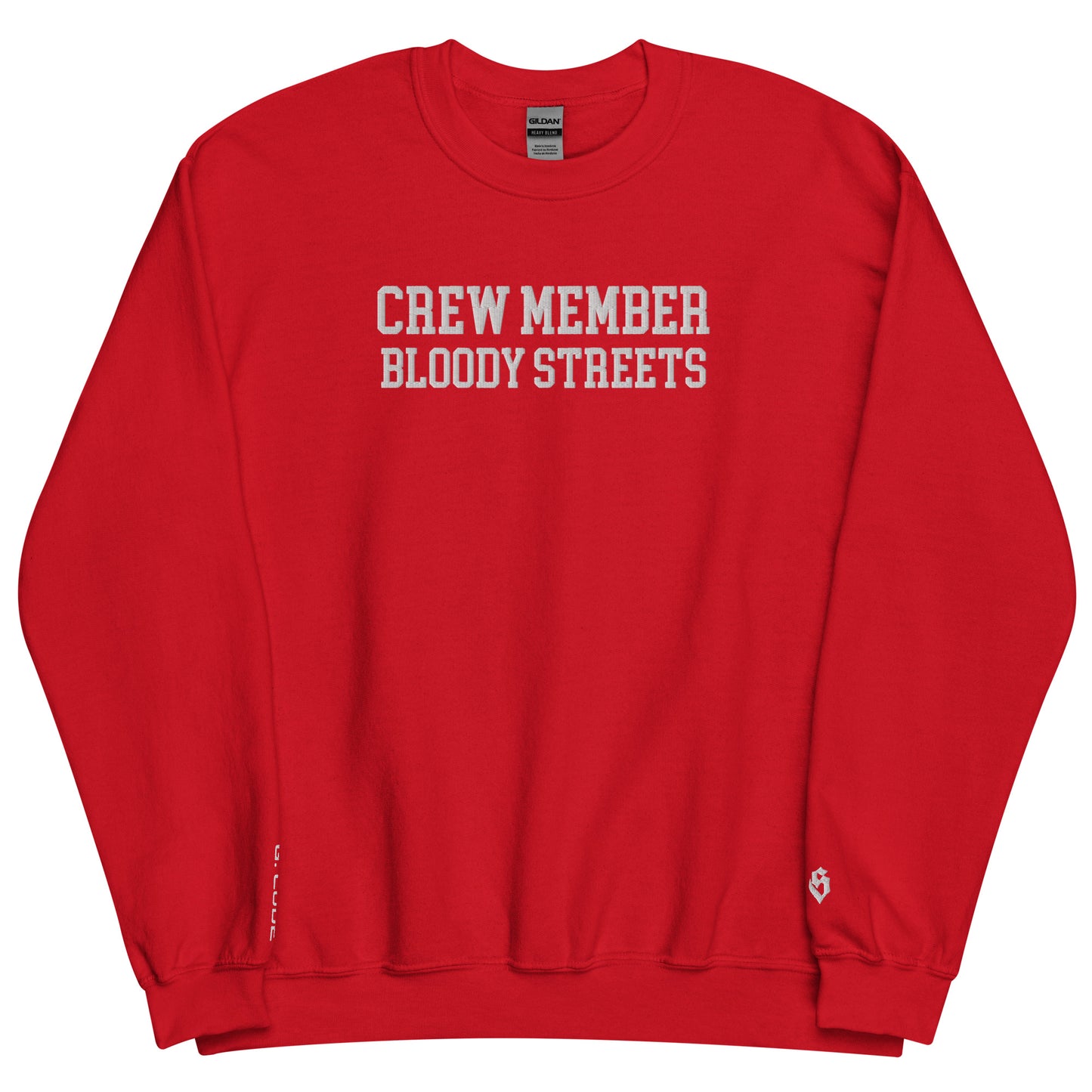 CLEAN Crew Member Stickerei Streetwear Pullover - BLOODY-STREETS.DE Streetwear Herren und Damen Hoodies, T-Shirts, Pullis